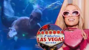 Diplo & Paris Hilton Vegas Merman & Mermaid