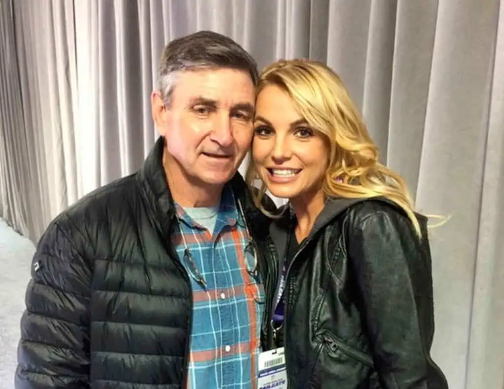 Britney Spears with her father, Jamie Spears