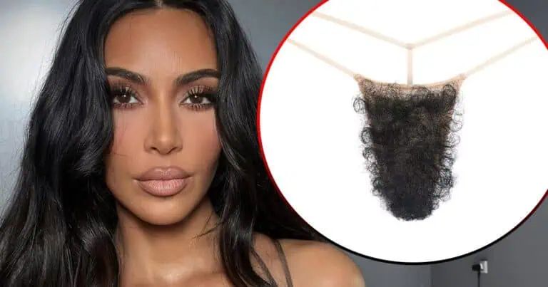 Kim Kardashian Skims Pubic Hair Thong