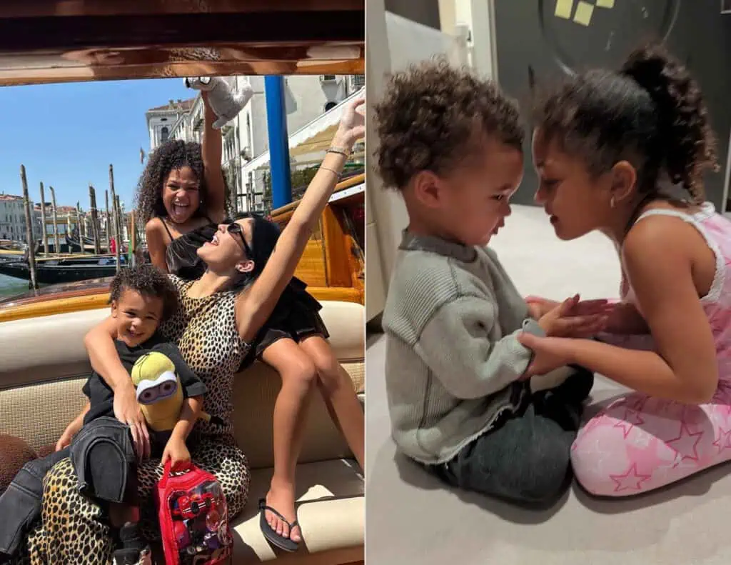 Kylie Jenner with Children