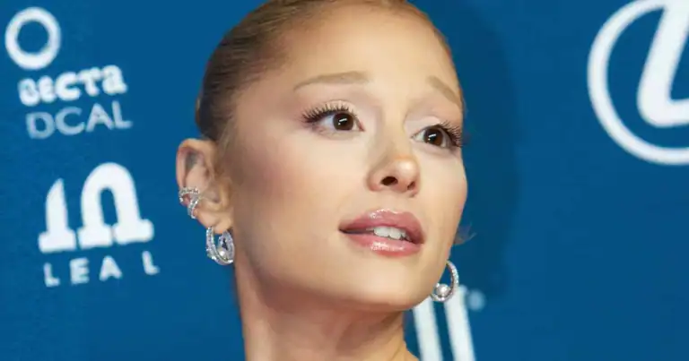 Ariana Grande attends the 40th Santa Barbara International Film Festival's Virtuosos Award ceremony at The Arlington Theatre in Santa Barbara, California on February 09, 2025.