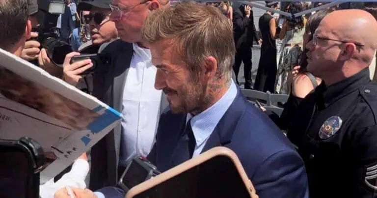David Beckham at his Hollywood Walk of Fame star unveiling ceremony, June 12, 2026