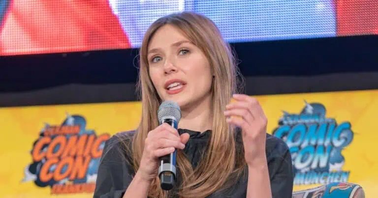 DORTMUND, GERMANY - April 13th 2019: Elizabeth Olsen (*1989, American actress) at German Comic Con Dortmund Spring Edition, a two day fan convention